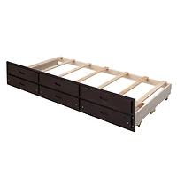 Streamdale Twin-Over-Full Bunk with Trundle & Drawers