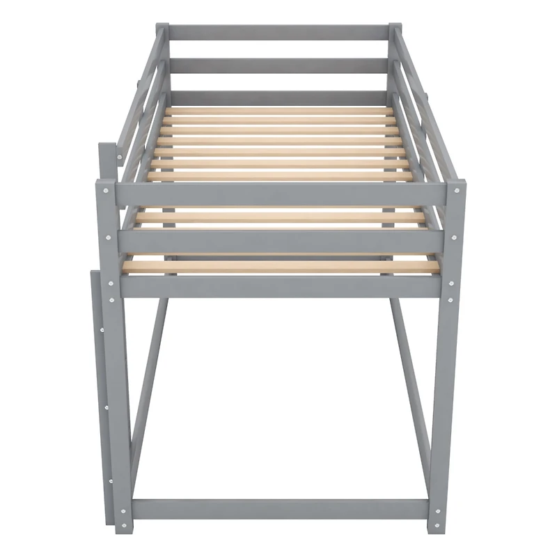Streamdale Twin Over Floor Bunk Bed With Ladder