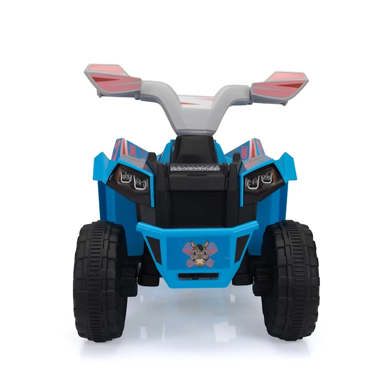 Streamdale Electric Kids Atv with Trailer and Bluetooth, Ages 3-6