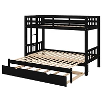 Streamdale Twin Over Pull-Out Bunk Bed With Trundle