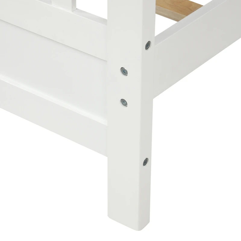 Streamdale Wood Platform Bed With Headboard And Footboard