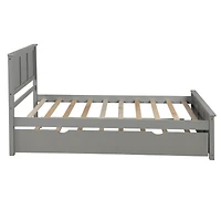 Streamdale Platform Bed With Twin Trundle, Frame