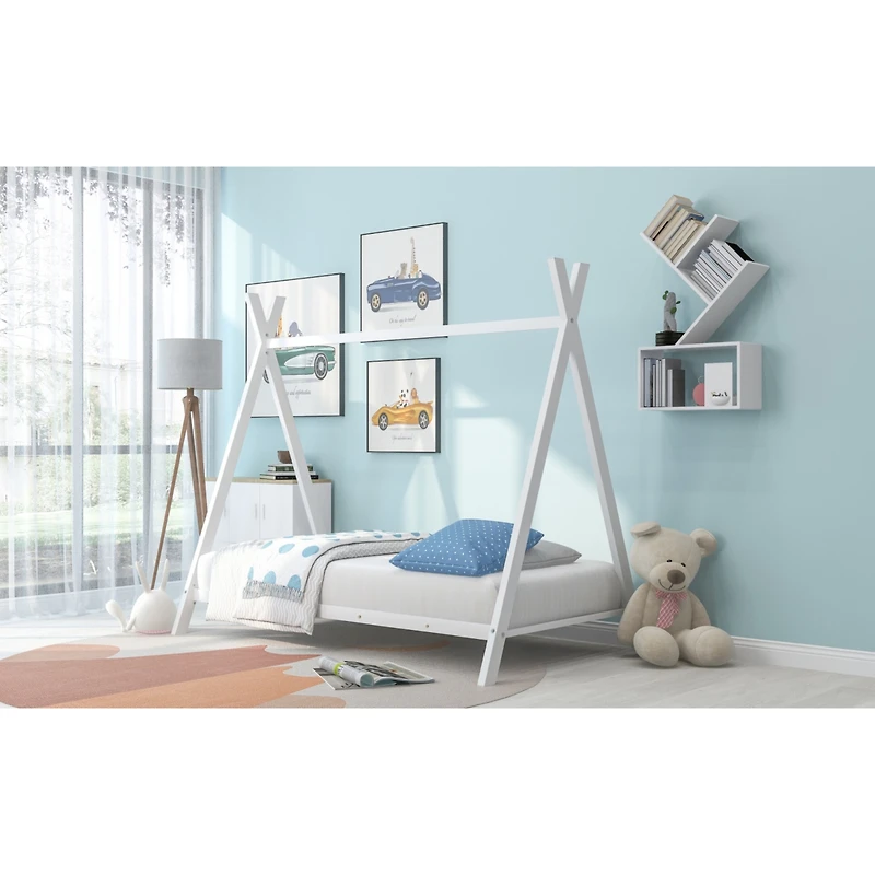 Streamdale Metal Twin Tent House Bed Frame