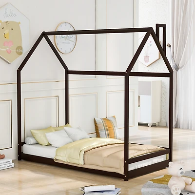 Streamdale Twin House Bed Wood