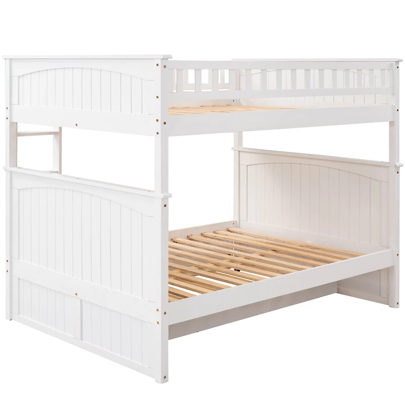 Streamdale Gold Full-Over-Full Bunk Bed with Twin Trundle