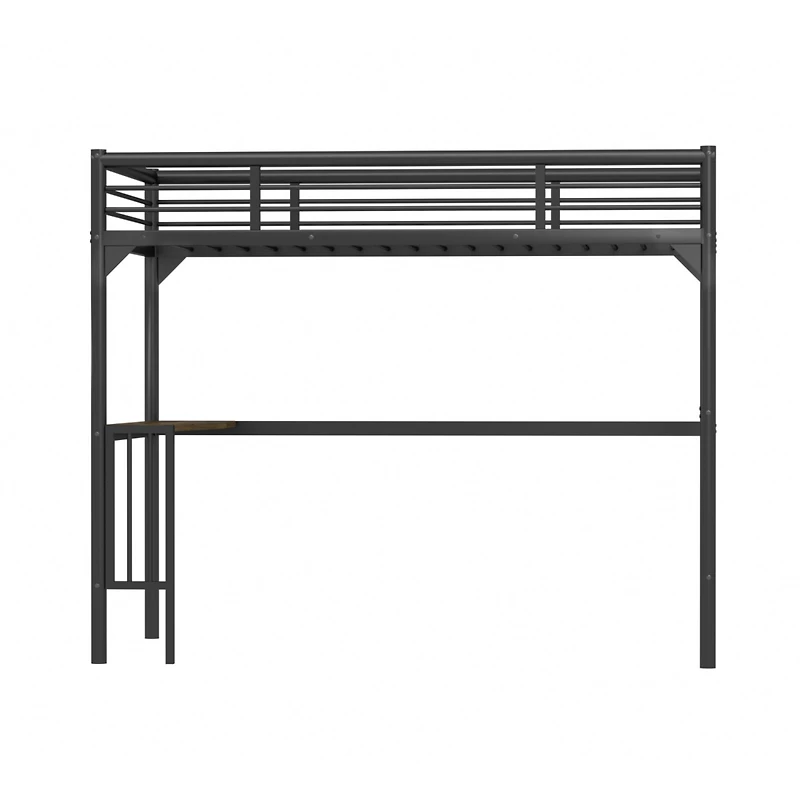 Streamdale Twin Loft Bed with Desk and Storage