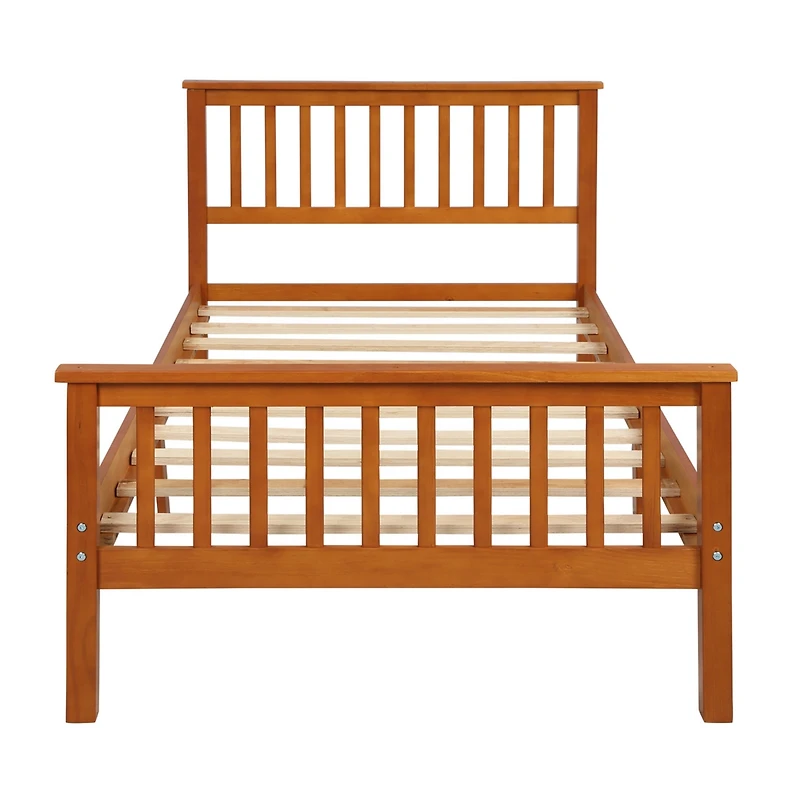 Streamdale Wood Platform Bed With Headboard And Footboard