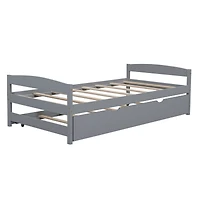 Streamdale Twin Platform Bed With Trundle