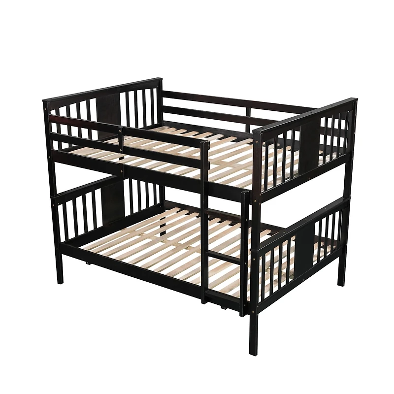 Streamdale Full Over Full Bunk Bed With Ladder For Bedroom, Guest Room Furniture