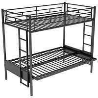 Twin Over Full Metal Bunk Bed, Multi-Function