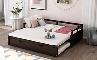 Streamdale Extending Daybed With Trundle, Wooden Trundle Twin