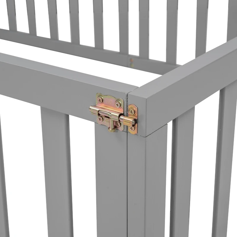 Streamdale Full Wood Daybed Frame With Fence
