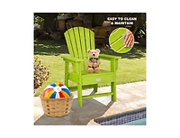 Patio Kids' Adirondack Chair with Ergonomic Backrest
