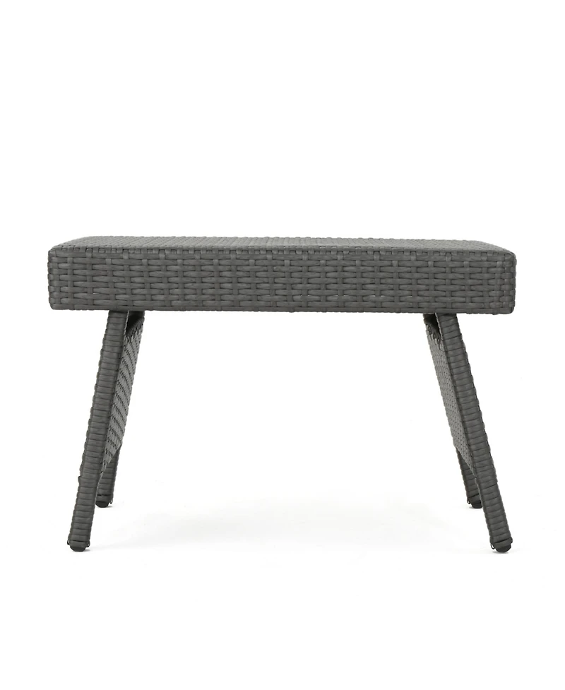 Streamdale Charming Transitional Faux Rattan Wicker Accent Table