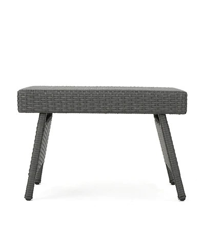 Streamdale Charming Transitional Faux Rattan Wicker Accent Table