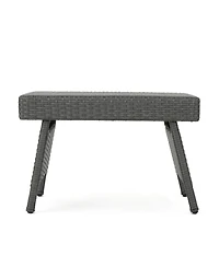 Streamdale Charming Transitional Faux Rattan Wicker Accent Table