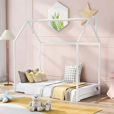 Streamdale Twin House Bed Wood