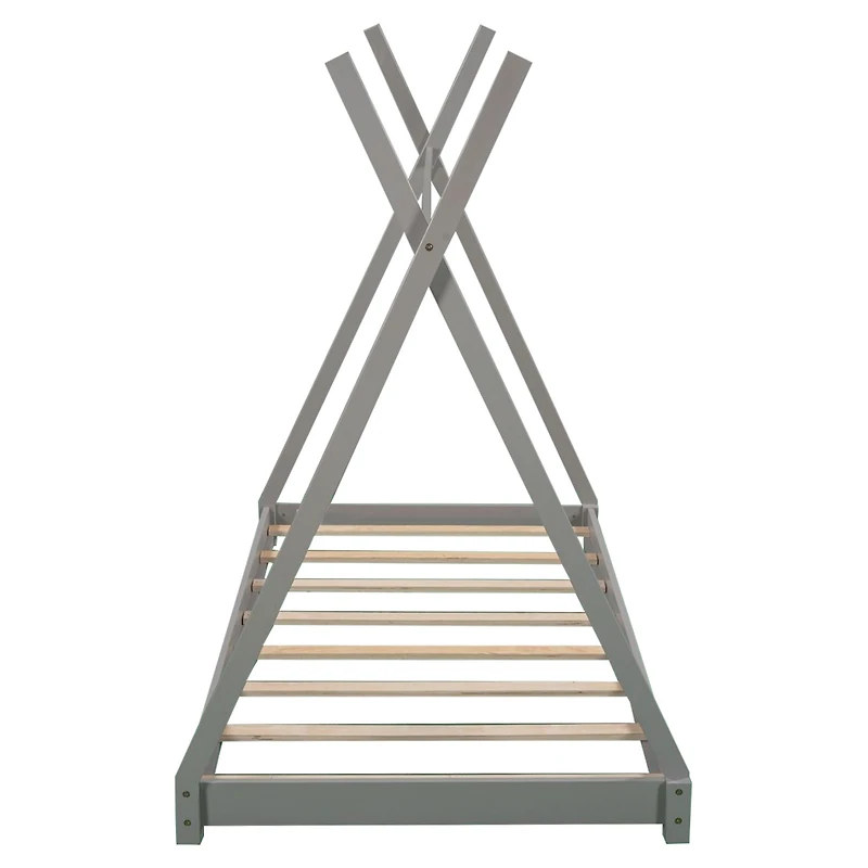 Streamdale Twin House Platform Bed With Triangle Structure