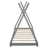 Streamdale Twin House Platform Bed With Triangle Structure