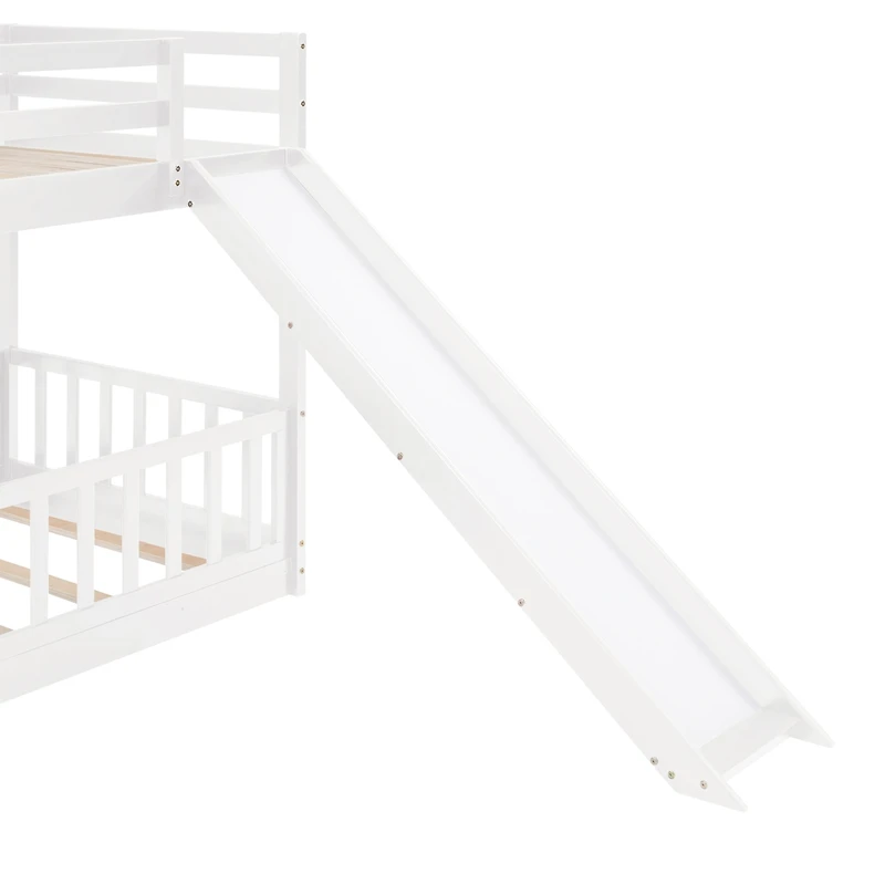 Streamdale Twin Over Bunk Bed With Slide And Ladder