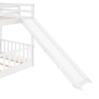 Streamdale Twin Over Bunk Bed With Slide And Ladder