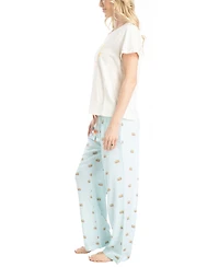 Ocean Pacific Women's Vibes T-shirt/Voile pant