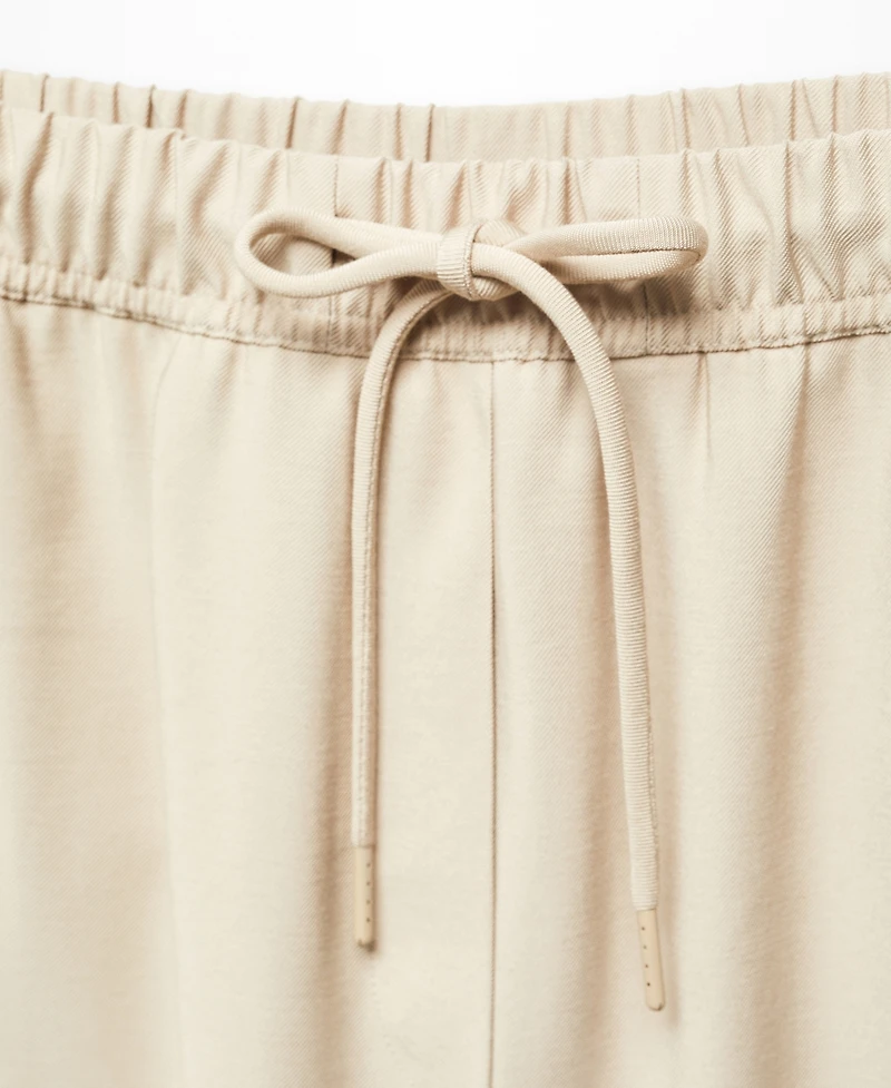 Mango Women's Drawstring Jogger Trousers