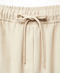 Mango Women's Drawstring Jogger Trousers