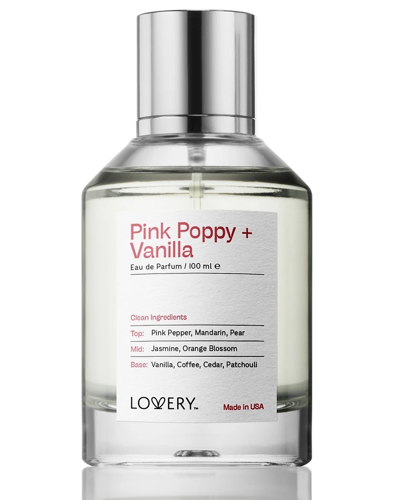 Lovery Pink Poppy + Vanilla Eau de Parfum Spray, 3.4 oz.