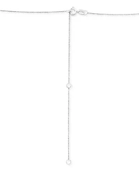 Diamond Graduated Three Stone Pendant Necklace (1 ct. t.w.) in 14k White or Yellow Gold, 18" + 2" extender, Created for Macy's