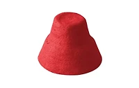 Brunna.co Naomi Jute Clochet Straw Hat In Red