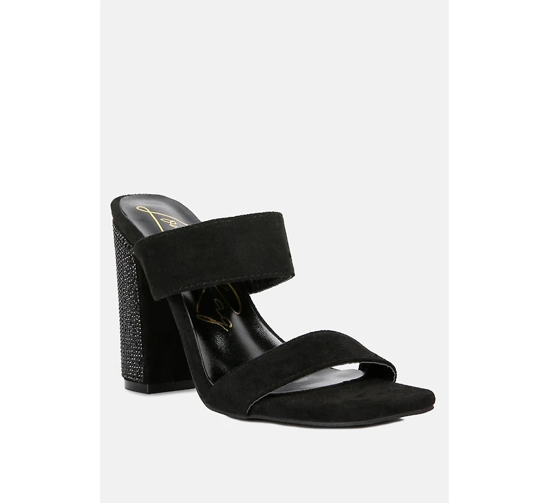 High Sass Rhinestone Embellished Sandals