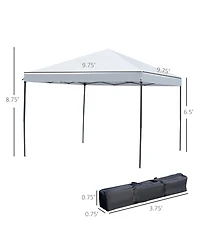 10'x10' Pop-Up Canopy Tent for Shade and Protection