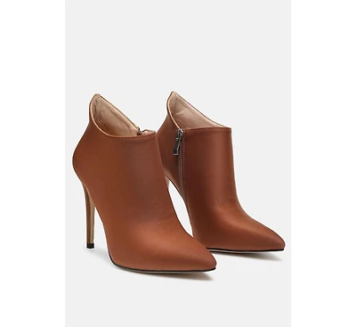 Melba Womens Pointed Toe Stiletto Boot