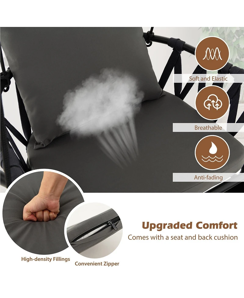 Slickblue Hanging Swing Chair with Stand