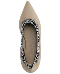 Karl Lagerfeld Paris Women's Vinette Pointed-Toe Ballet Flats