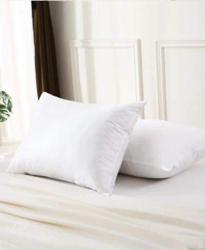 Royal Velvet White Goose Nano Down Feather Blend Pillow