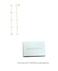 Adornia Gold Freshwater Cultivated Pearl Sweeper Earrings