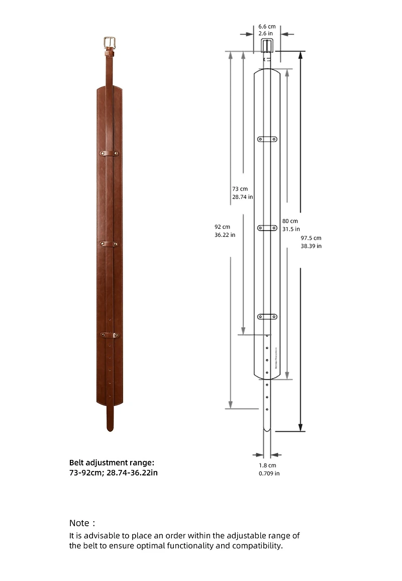Women's Wide Waist Buckle Belt Victoria Hyde Helena