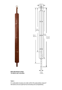 Women's Wide Waist Buckle Belt Victoria Hyde Helena