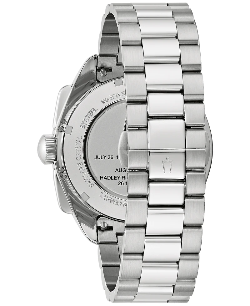 Bulova Men's Chronograph Lunar Pilot Stainless Steel Bracelet Watch 44mm