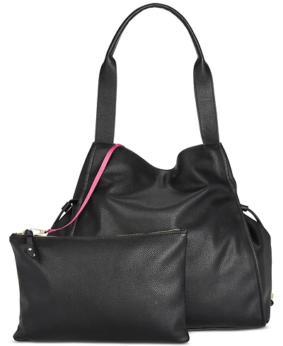 On 34th Jyyll Large Solid Tote with Removable Pouch, Exclusively at Macy's