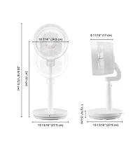 Air Circulator Fan Pedestal Fan Adjustable Remote Cooling Fan Bedroom Office
