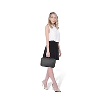 Byootique Portable Multi Brush Holder Makeup Bag Cosmetic Organizer Polyester Storage Travel Case with Belt Strap (Only Bag)