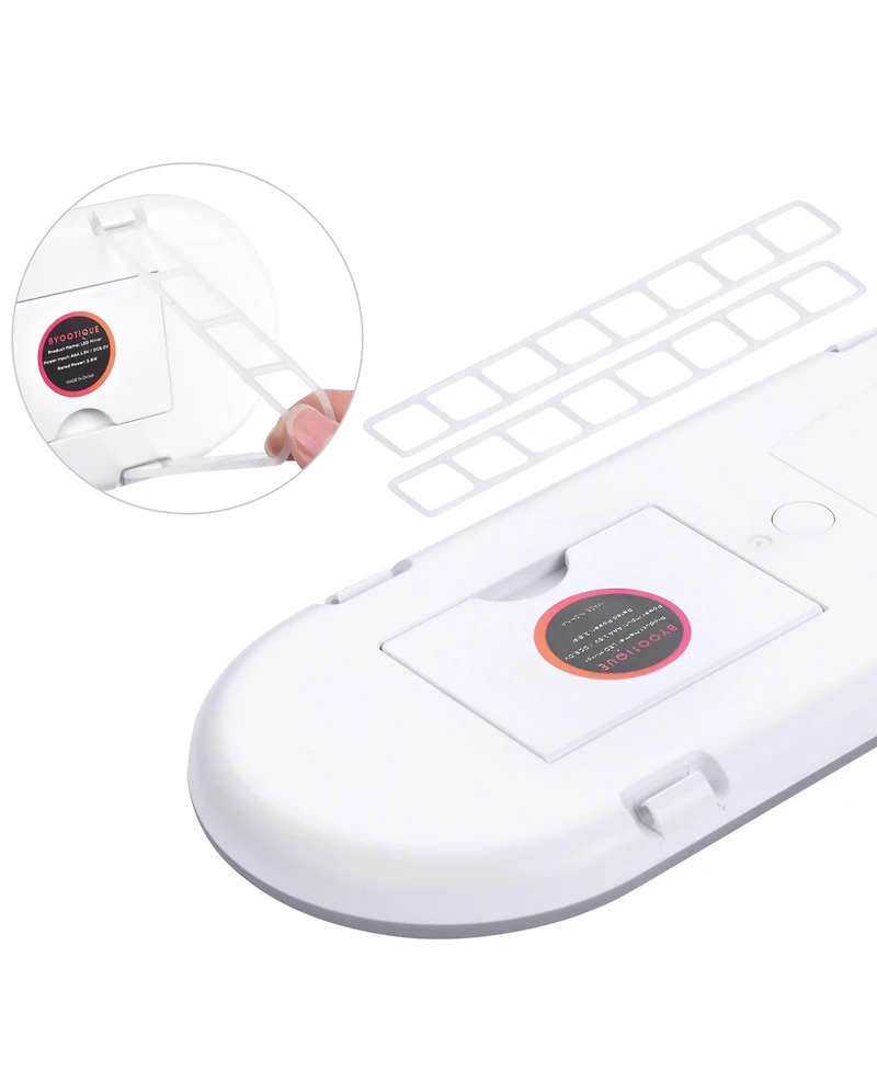 Byootique Car Visor Vanity Mirror w/ Led Light Sun Visor Cosmetic Mirror Travel
