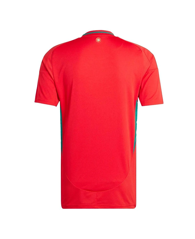 Adidas Men's Scarlet Wales National Team 2024 Home Replica Jersey