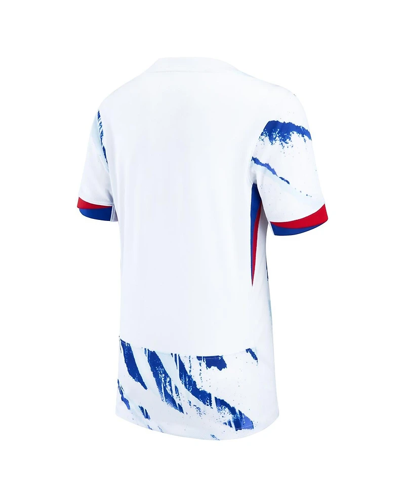 Nike Big Boys and Girls White Norway National Team 2024 Away Replica Blank Jersey