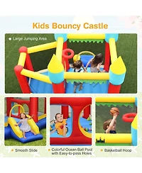 Inolait Inflatable Bounce Slide Jumping Castle Without Blower