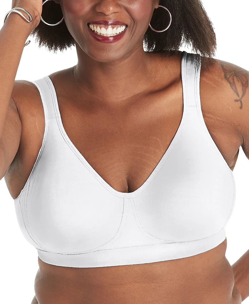 Playtex 18 Hour Ultimate Lift Cotton Wireless Bra US474C, Online Only
