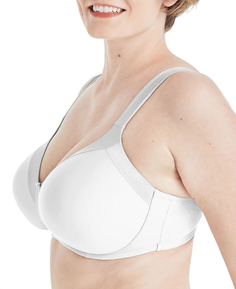 Playtex Women's Secrets Shapes & Supports Balconette Full Figure Wirefree Bra US4824